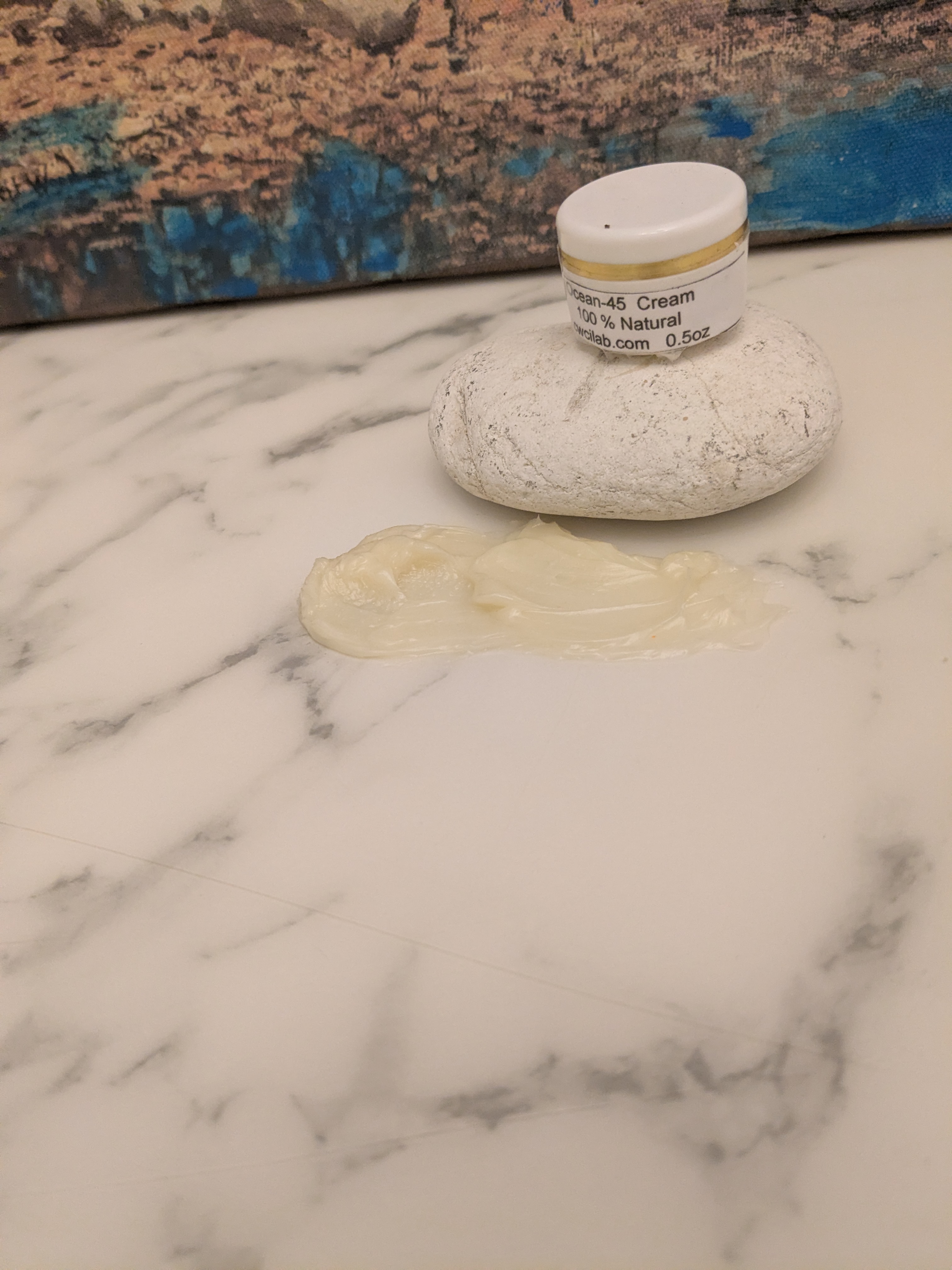 Ocean45 cream jar