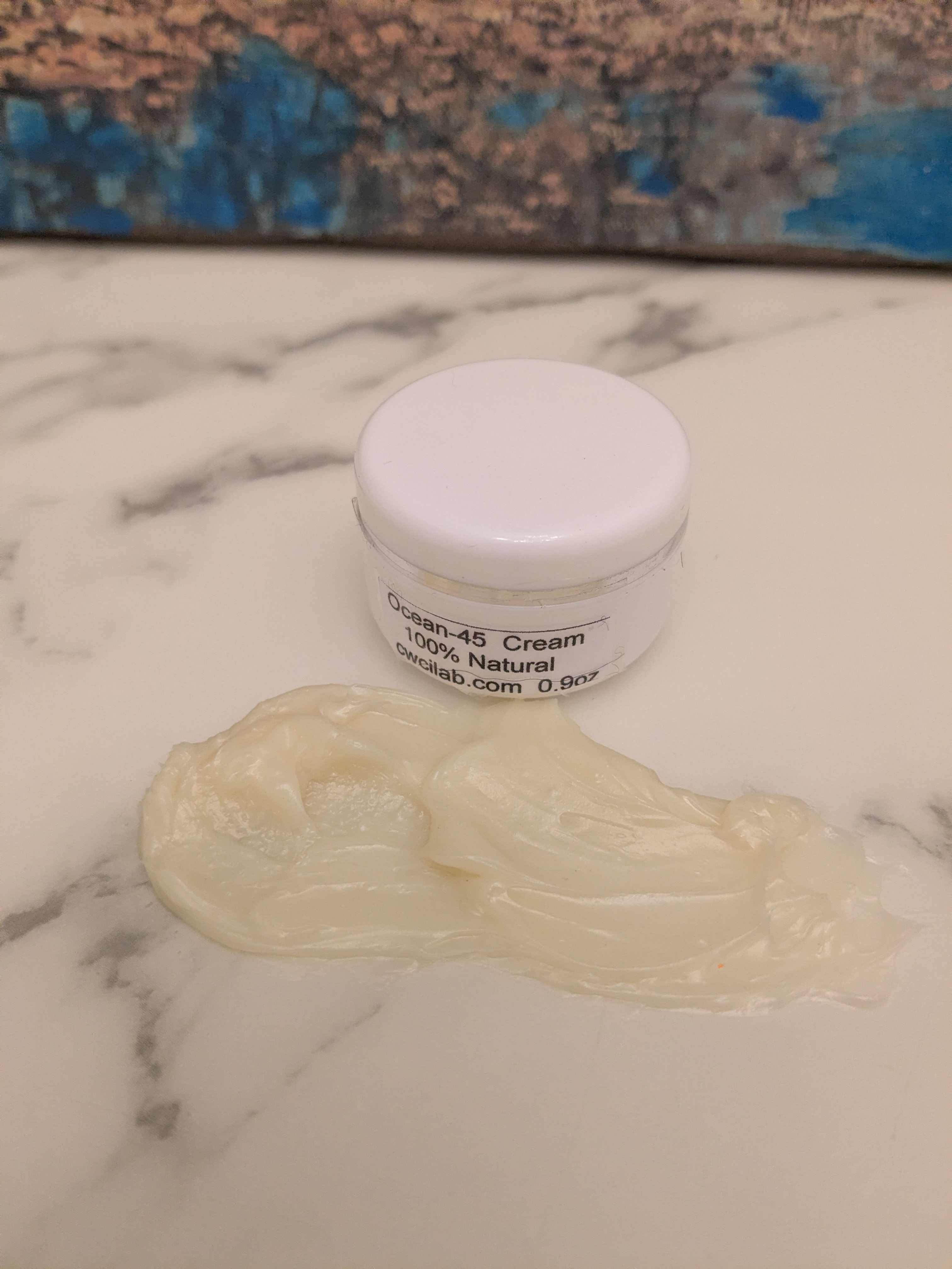 Ocean45 cream jar